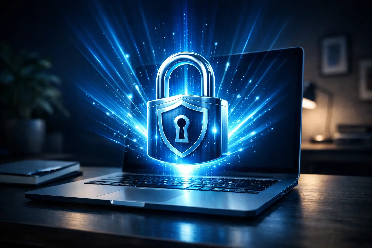 Secure digital lock protecting online account access